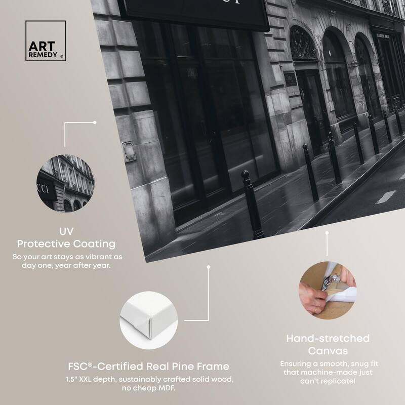 Paris Love Canvas by Art Remedy, Gallery Wrapped