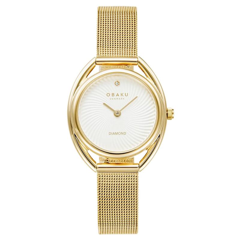 Obaku Women's Juvel White Dial Watch - V286LXGIMG - One Size