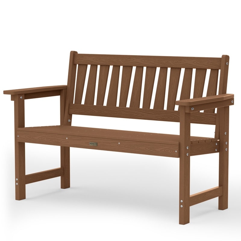 WINSOON 42-Inch All-Weather HIPS Outdoor Garden Bench
