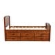 preview thumbnail 6 of 70, Twin Size Platform Storage Bed Solid Wood Bed with 6 Drawers,Paint Surface,Environmentally Friendly Materials