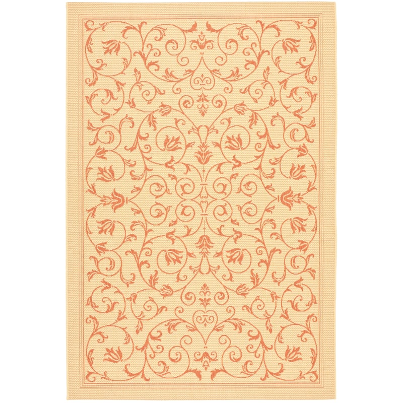 SAFAVIEH Courtyard Clarine Indoor/ Outdoor Waterproof Patio Backyard Rug