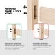 preview thumbnail 3 of 24, Furniture of America Elbrook Modern Solid Wood Twin over Full Bunk Bed