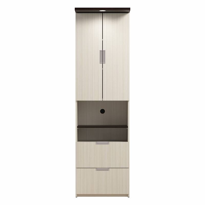 Lumina 24W Tall Storage Cabinet with Doors and Drawers by Bestar