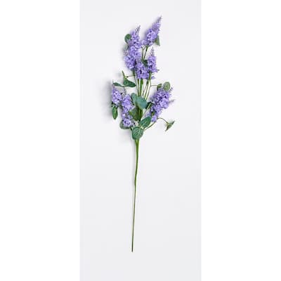 24" Lilac Spray, Lilac, Set of 3 - 24