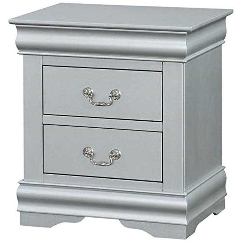 Nightstand with USB Port and Open Shelf - Versatile Bedside or Accent Table Organizer