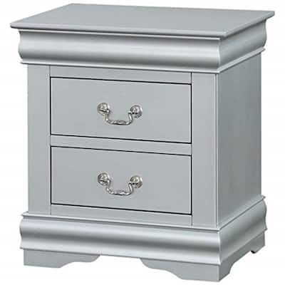 Nightstand with USB Port and Open Shelf - Versatile Bedside or Accent Table Organizer