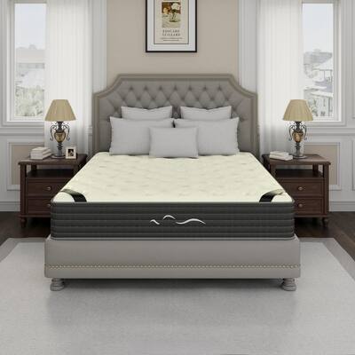 IFLUOUS 12 in. Luxurious Double-Sided Hybrid Mattress – Plush/Firm with CertiPUR-US, SGS and OEKO-TEX