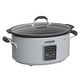 preview thumbnail 29 of 46, 10qt Large Capacity Digital Slow Cooker with Aluminum Pot Grey - 10 Quarts