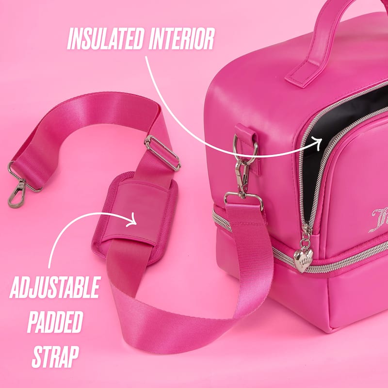 Juicy Couture Signature Chill Cooler Bags - 9.4" x 7" x 6"