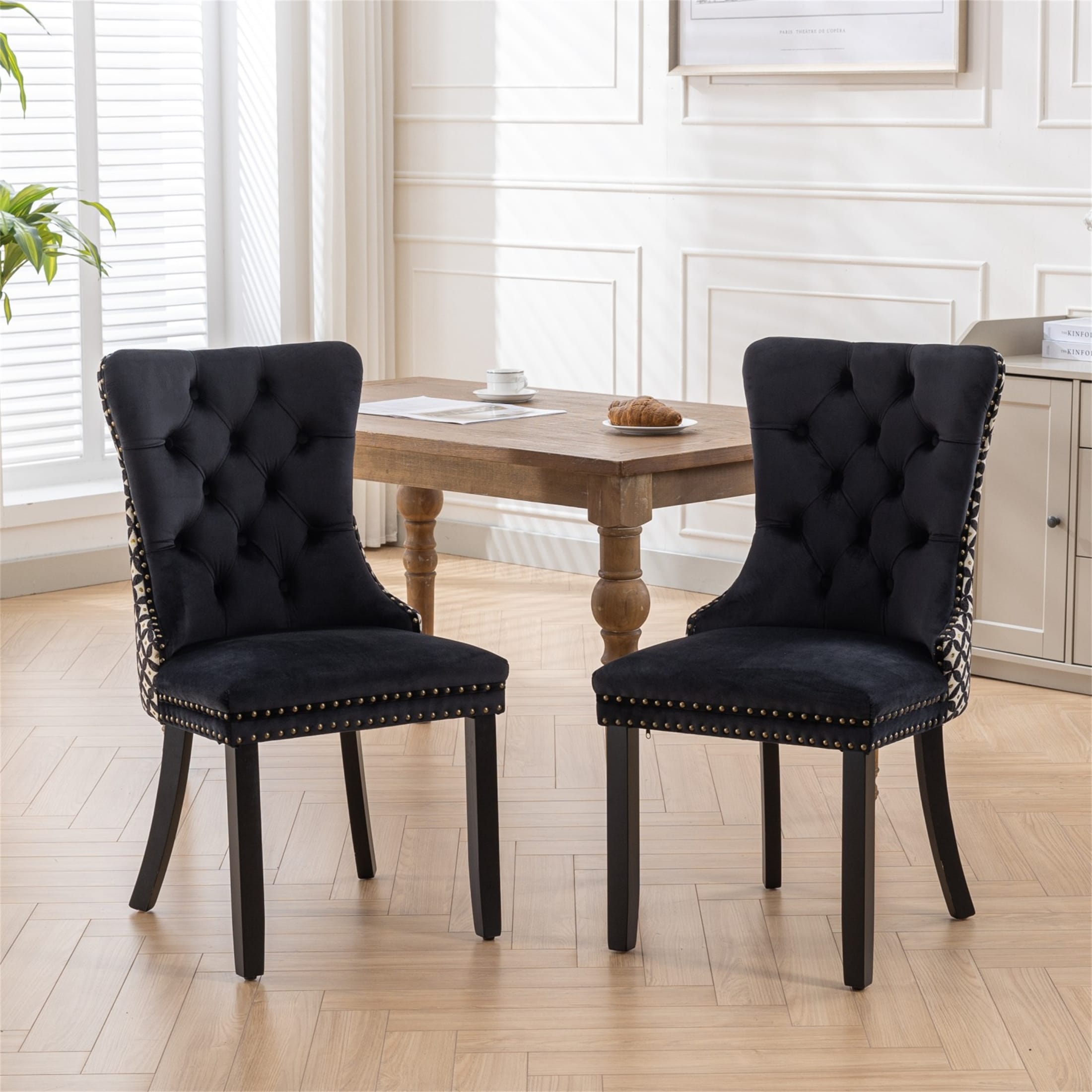 Classic Velvet Dining Chairs Set Of 2