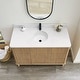 preview thumbnail 44 of 57, Seoul Bath Vanity with White Grain Composite Stone Top without Mirror