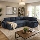 preview thumbnail 13 of 29, U-Shaped Convertible Sectional Sofa Bed with Storage Chaise by Harper&Bright Designs