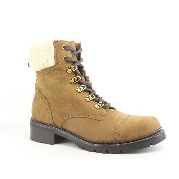 frye samantha hiker cognac