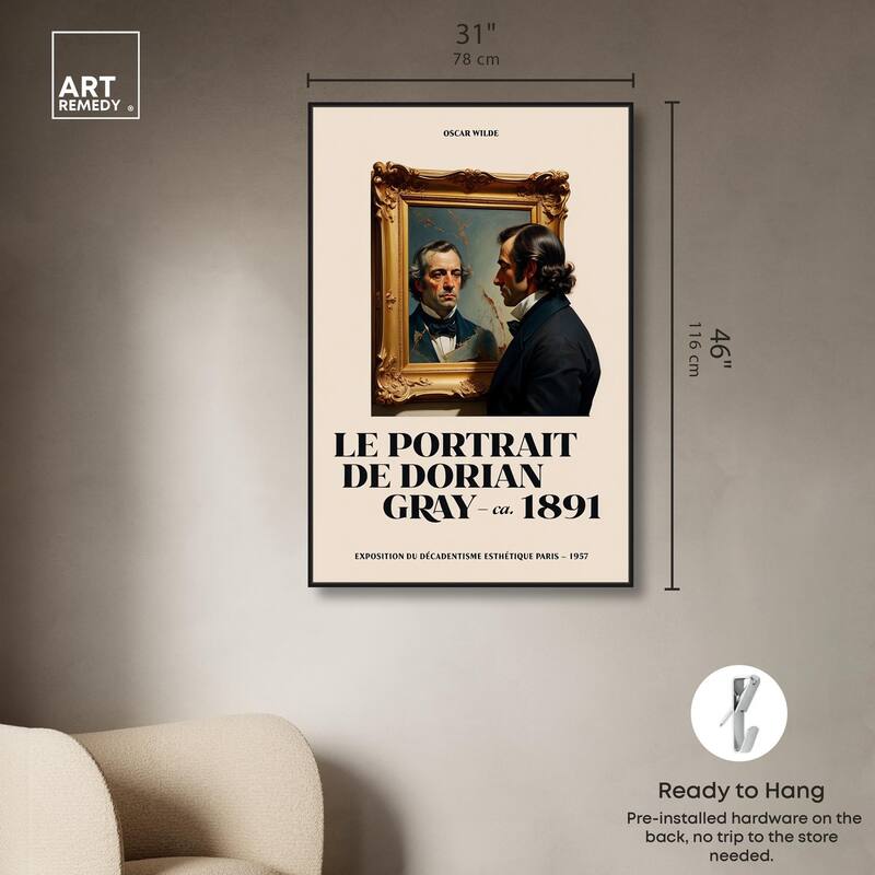 Decadent World of Dorian Gray Canvas by Art Remedy