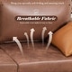 preview thumbnail 14 of 42, AECOJOY 79" Faux Leather Couch for Living Room, Loveseat Small Sofa, Indoor Modern Sofa for Apartment Office