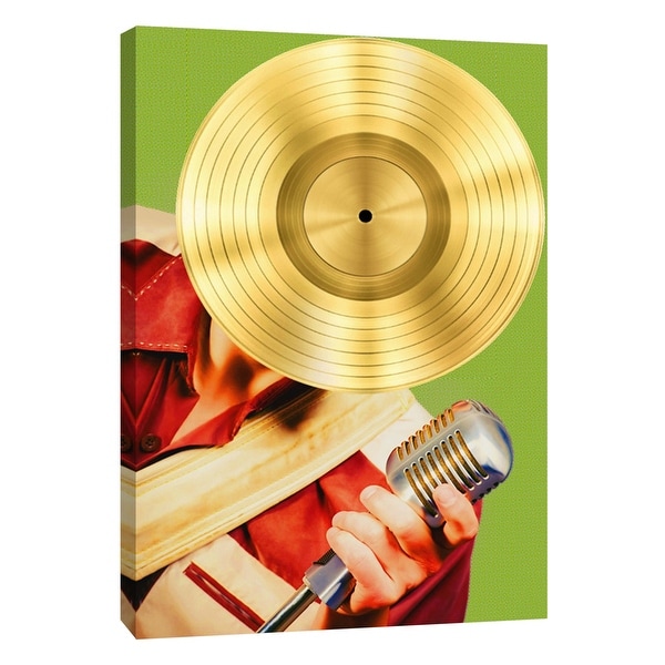 PTM Images 9-106035 PTM Canvas Collection 10" x 8" - "Rockabilly" Giclee Elvis Art Print on Canvas