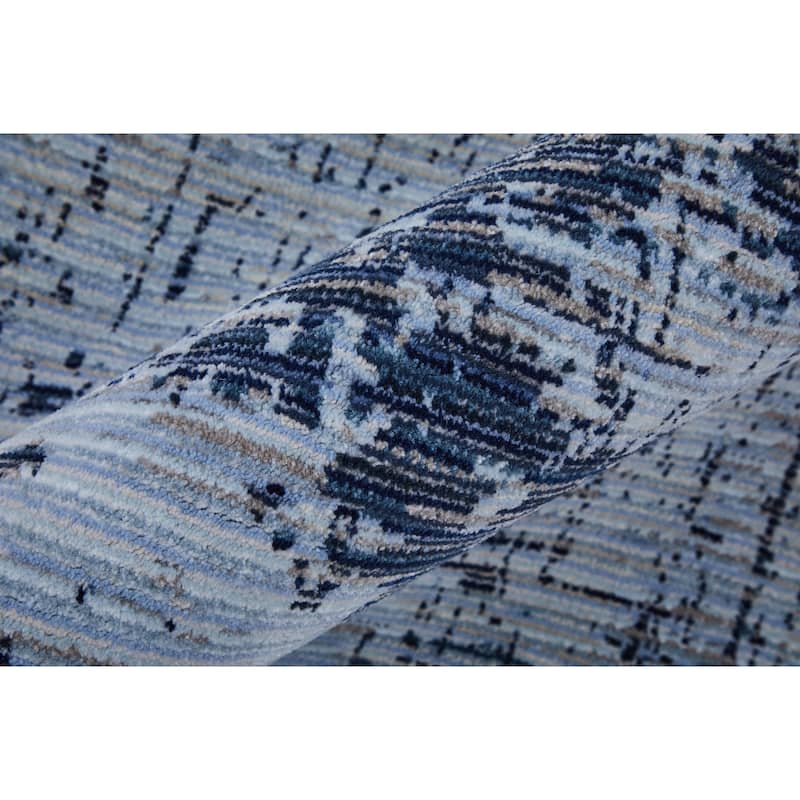 Grand Bazaar Maxin Machine Made Abstract Modern Area Rug