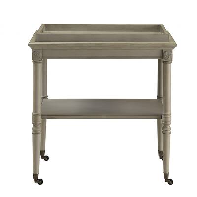 French Style Antique Trolley Table - 30" W x 18" D x 32" H