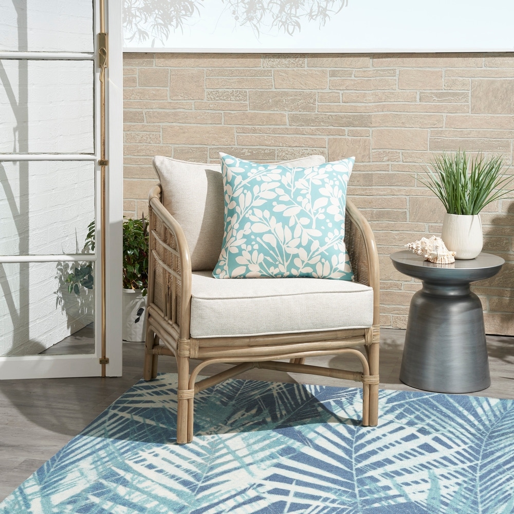 Blue Bolster Outdoor Cushions and Throw Pillows Bed Bath Beyond