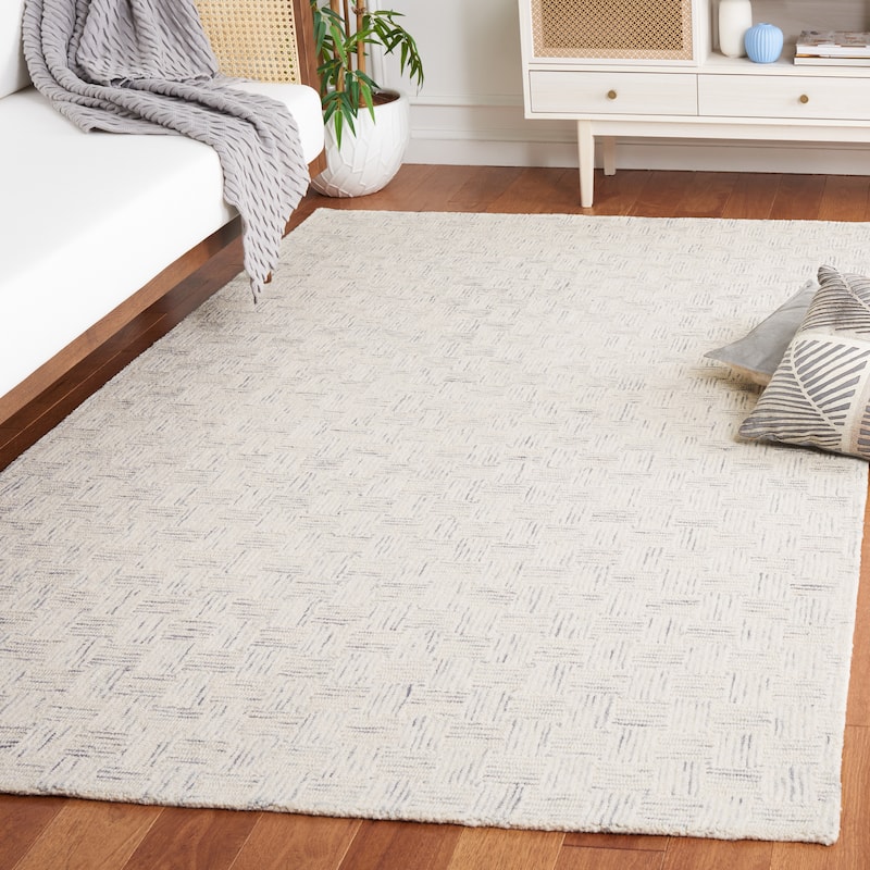 SAFAVIEH Handmade Micro-Loop Courteney Transitional Wool Rug