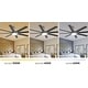preview thumbnail 13 of 67, 52" Noiseless Ceiling Fan with Integrated LED Light Blades Reversible and Remote Control, Smart Optional