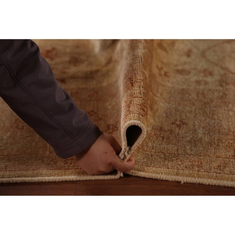 Peshawar Oriental Area Rug Hand-Knotted Wool Carpet - 6'0"x 9'2"