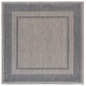 preview thumbnail 83 of 83, SAFAVIEH Courtyard Diann Indoor/ Outdoor Waterproof Patio Backyard Rug 6'7" Square - Grey/Navy