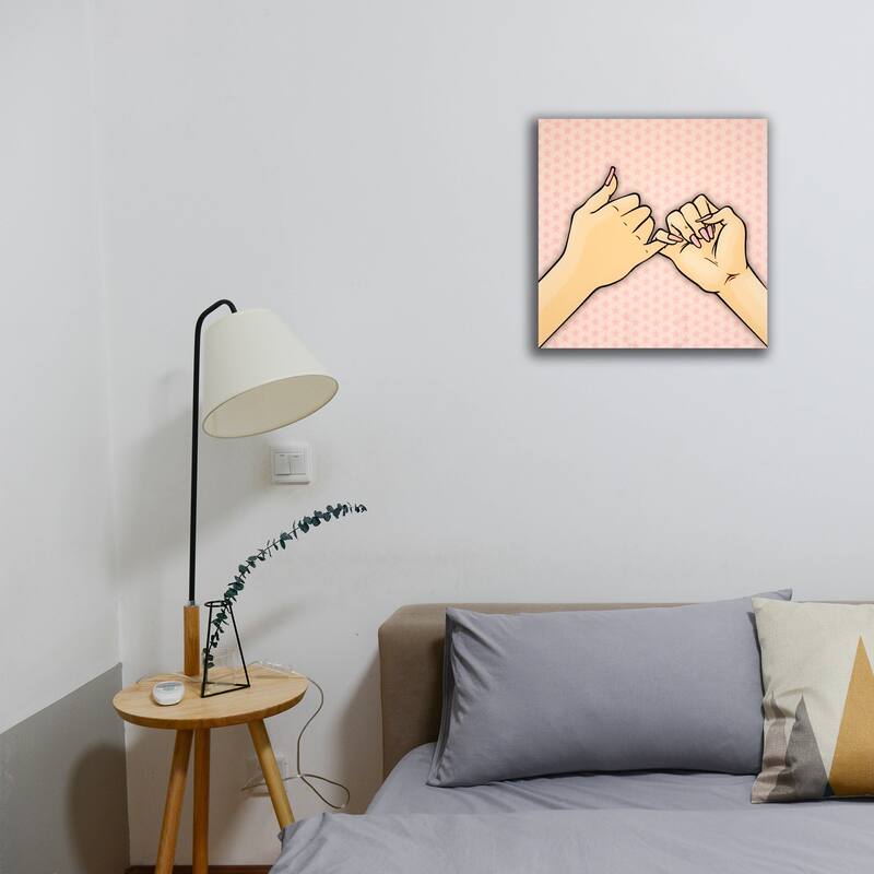 5D Multi-Dimensional Wall Art - Custom Made Pinky Promise Wall Art Print