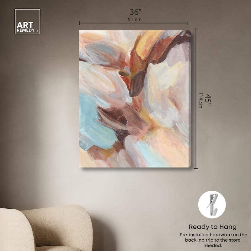 Layers of Colors II Canvas by Art Remedy, Gallery Wrapped