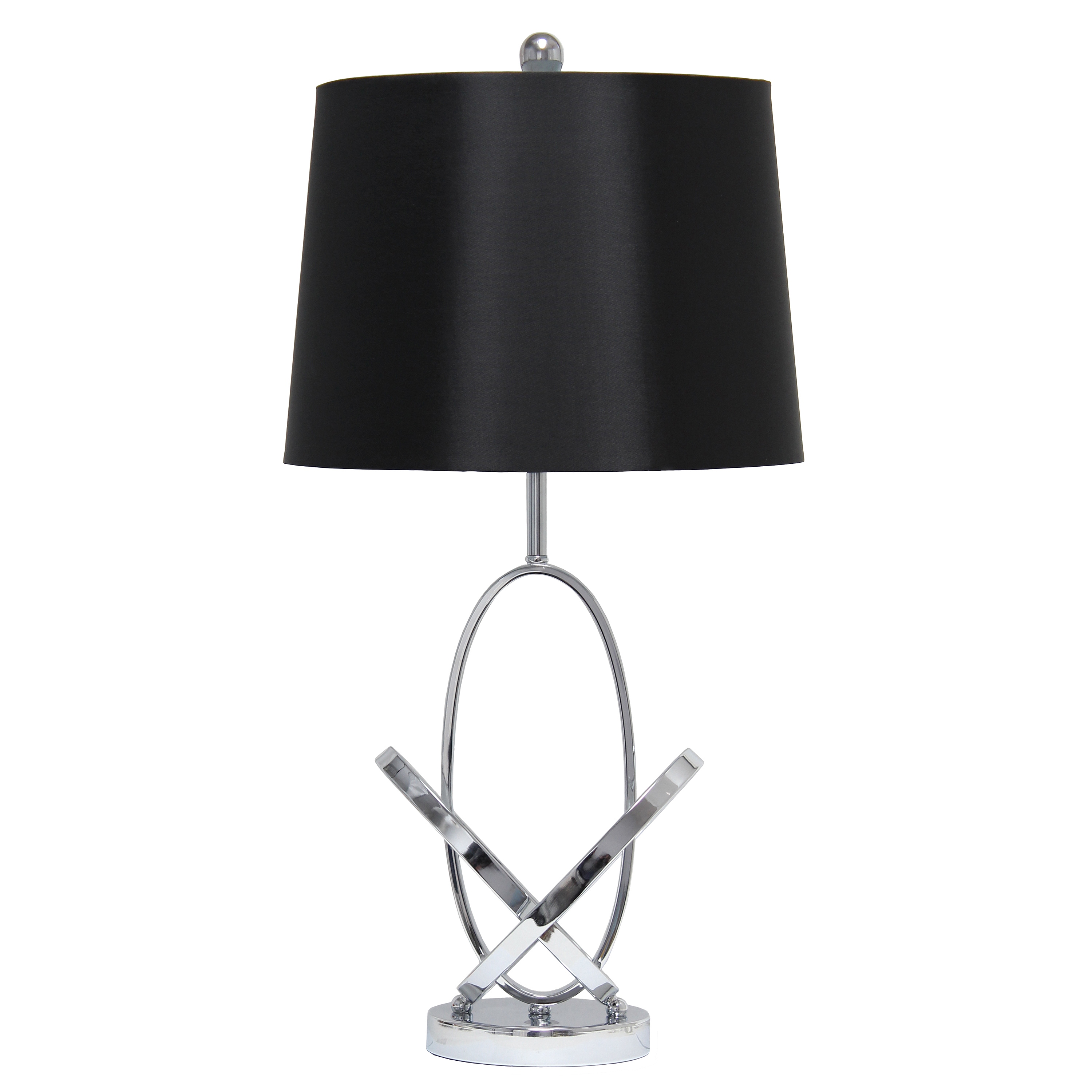 Mod Art Chrome Table Lamp