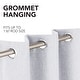 preview thumbnail 29 of 69, Deconovo Faux Linen Total Blackout Grommet Curtain (2 Panels)