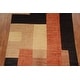 preview thumbnail 4 of 18, Vegetable Dye Gabbeh Modern Area Rug Handmade Wool Carpet - 6'7" x 9'7"