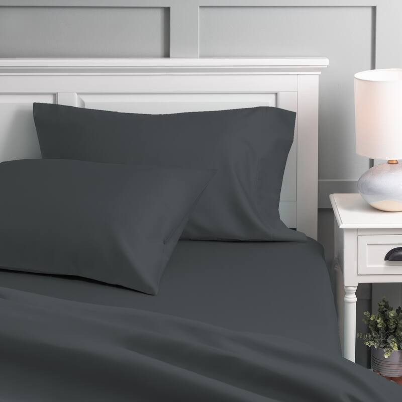 Purity Home 300-Thread Count Ultra-Soft & Silky Cotton Rayon Sheet Set