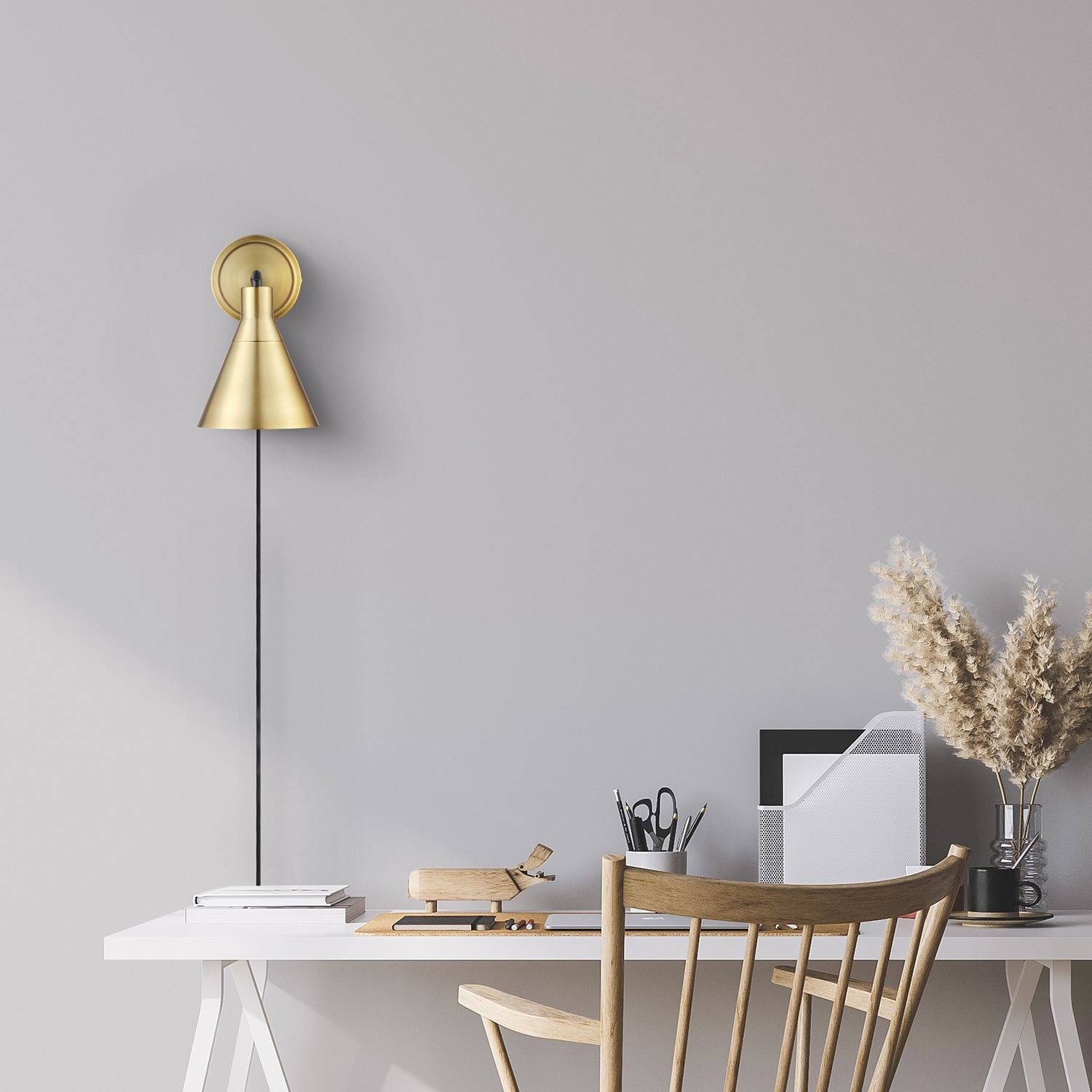 Dimmable plug in wall sconce deals