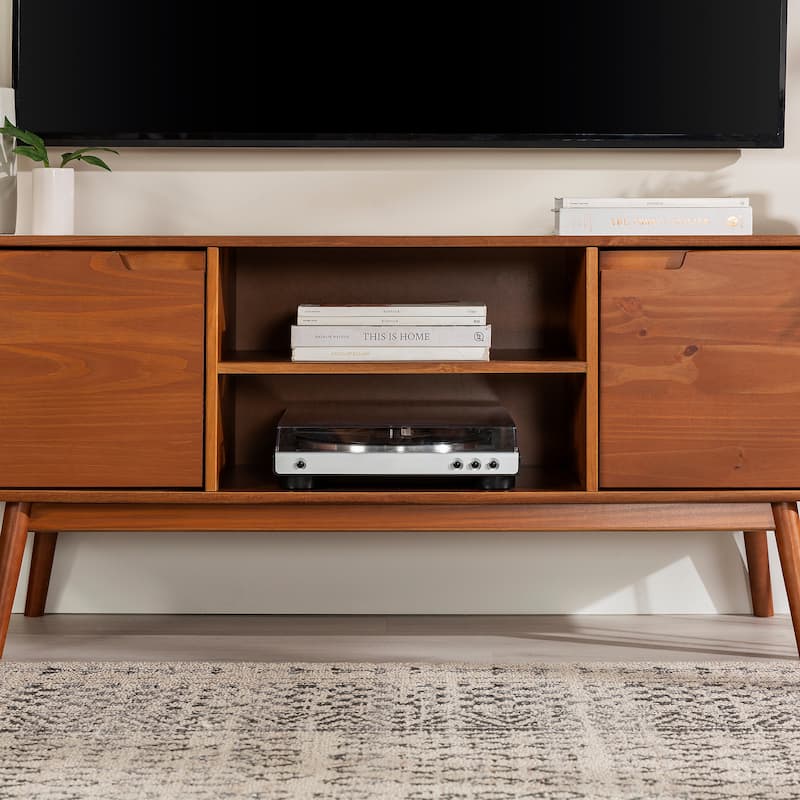 Middlebrook 58-inch Mid-Century Solid Wood TV Stand