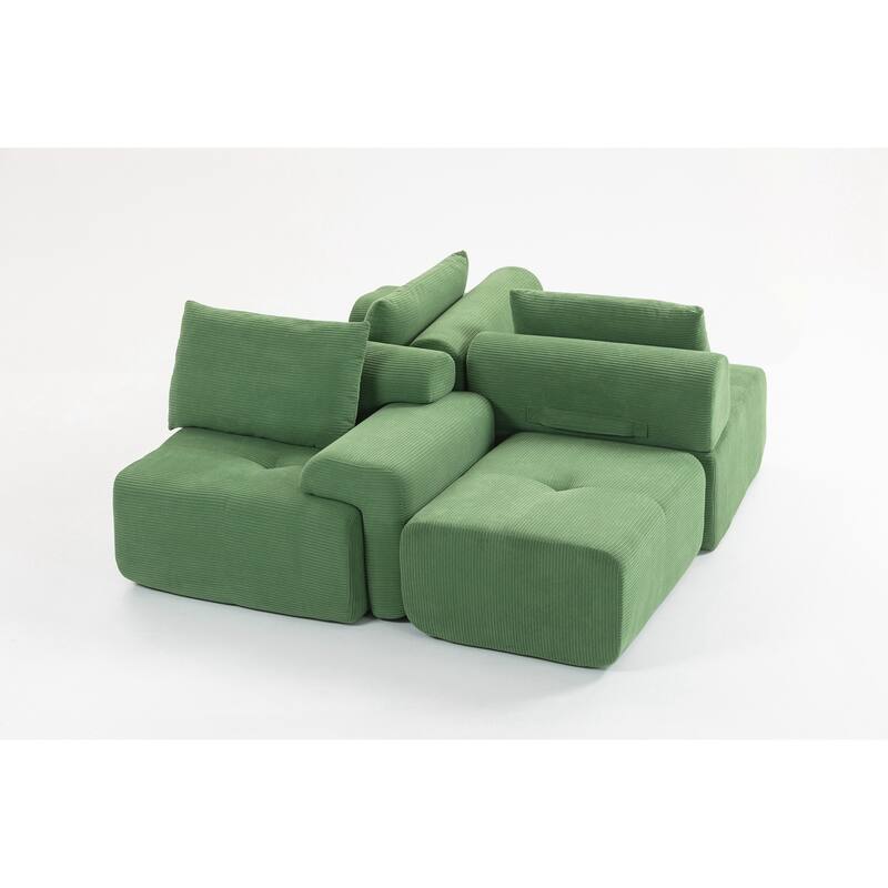L-Shaped Sectional Couches for Living Room with Memory Foam