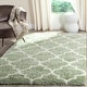 preview thumbnail 1 of 99, SAFAVIEH Montreal Shag Sadia 2-inch Thick Rug 3' x 5' - Sage/Ivory - Rectangle
