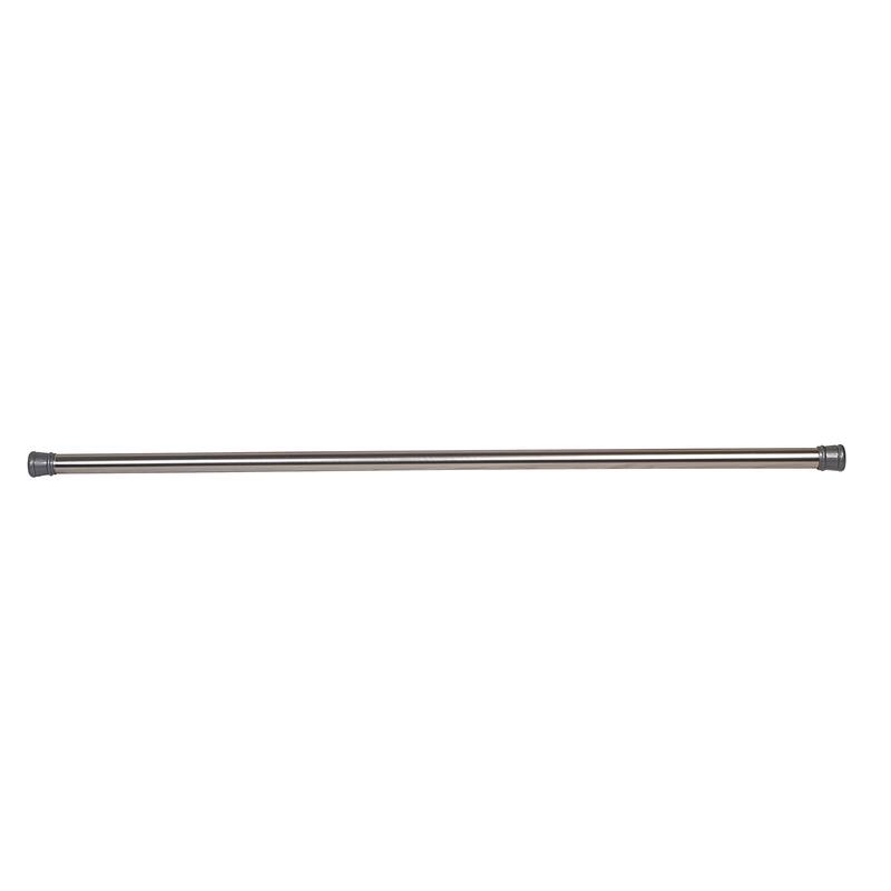 Design House Brushed Nickel Classic Adjustable 42 to 72-inch Bathroom Shower Rod - Brushed Nickel