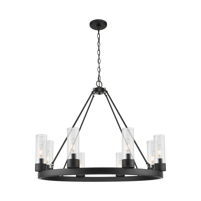 Innovations Lighting Downtown Urban - Boreas - 6 Light 36" Chandelier with 8" Shades