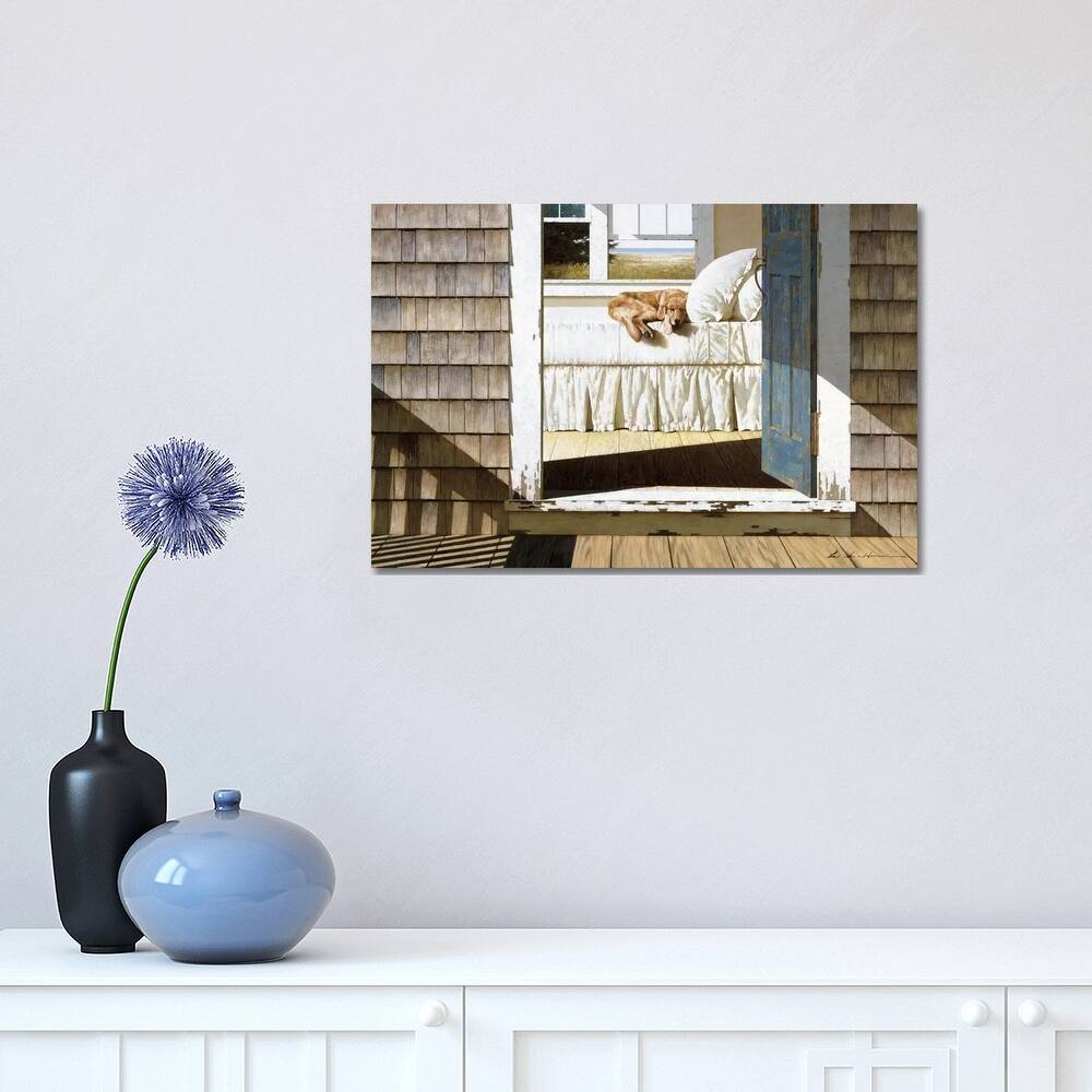 iCanvas "Beach House Dog" by Zhen-Huan Lu Canvas Print