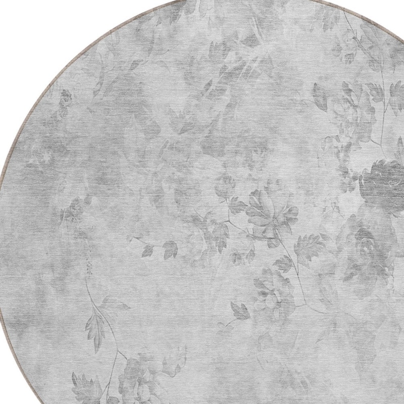 HomeRoots Floral Transitional Rectangle Outdoor Rug