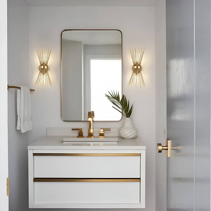 Set of 2 Light Dimmable Candle Wall Lights - Jovenko Sconces