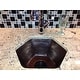 preview thumbnail 2 of 3, Miseno Hexagon 16" Copper Drop-In or Undermount Bar Sink