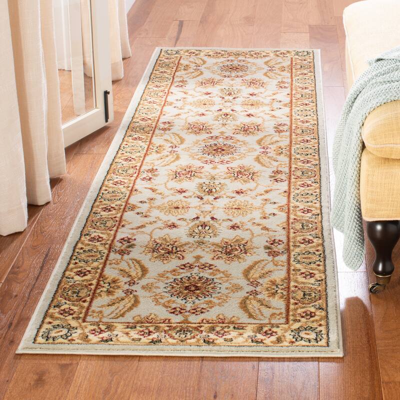 SAFAVIEH Lyndhurst Maho Traditional Oriental Rug - 2'3" x 12' Runner - Grey/Beige - Runner
