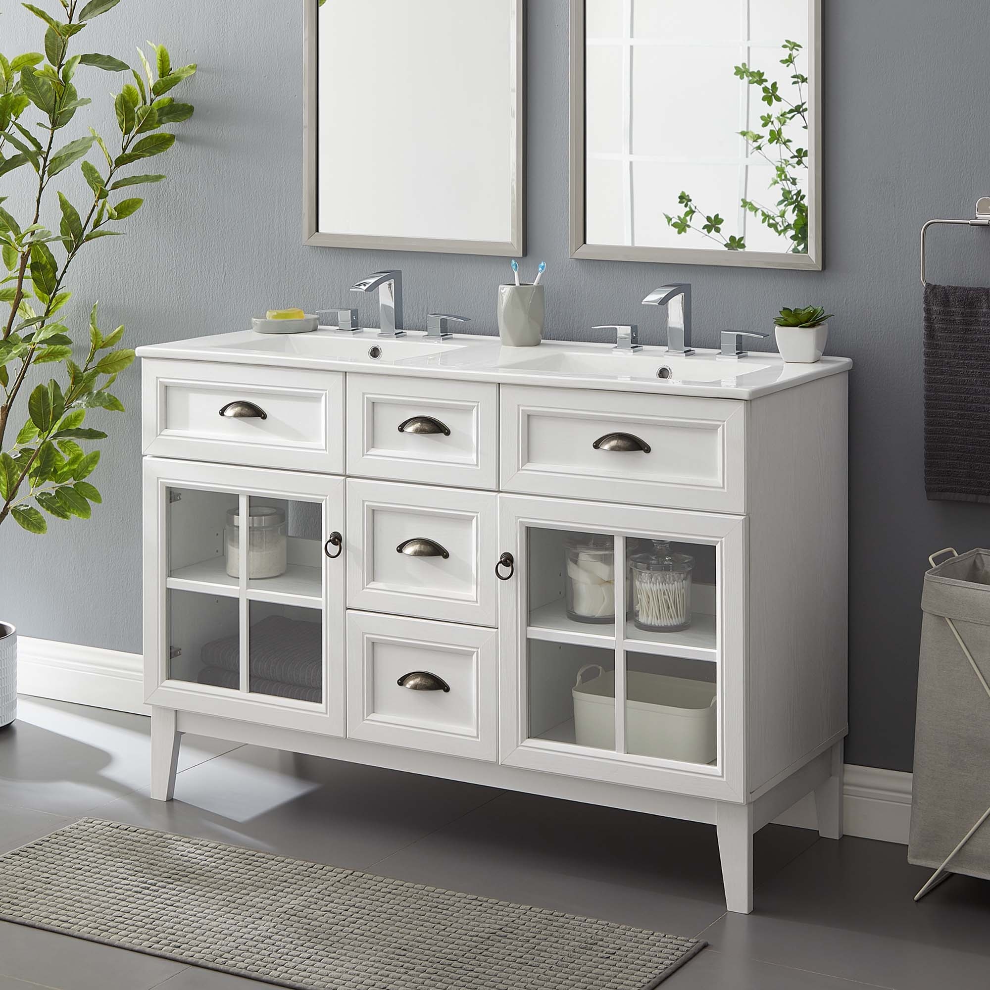 48 inch vanity clearance double sink