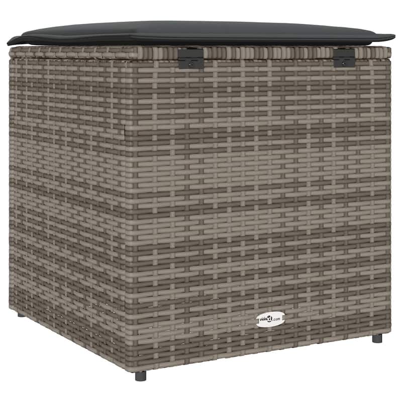 Comfy Outdoor Storage Box for Sofa Cushions - 19.7 x 19.7 x 19.7 in