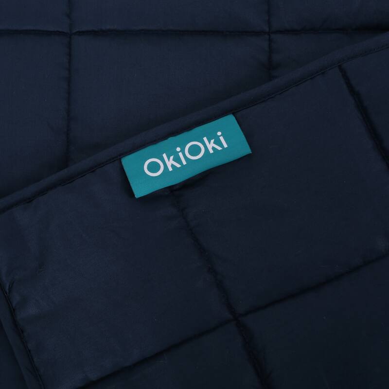 Christopher Knight Home - OkiOki 205T Cotton 20 lb Weighted Blanket Cooling Breathable Stress-Relief Design