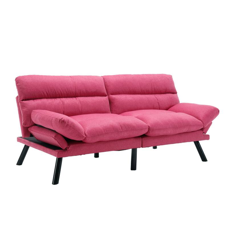 Thick cushion sofa, sofa bed, sleeper sofa with metal feet