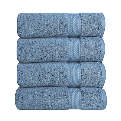 A1HC Bath Towel Set, 500 GSM Duet Technology 100% Ring Spun Cotton, Oeko-Tex Green Certified, Ultra Soft, Quick Dry