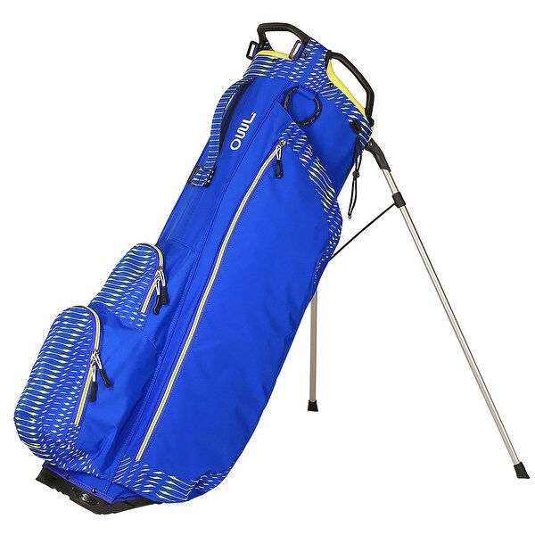 Ouulite stand bag Royal blue/Lime yellow